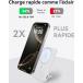 Powerbank sans fil Magnétique MagSafe MagPro Slim 5000mAh 1 port USB C 15W Qi Stand + Câble attaché Noir
